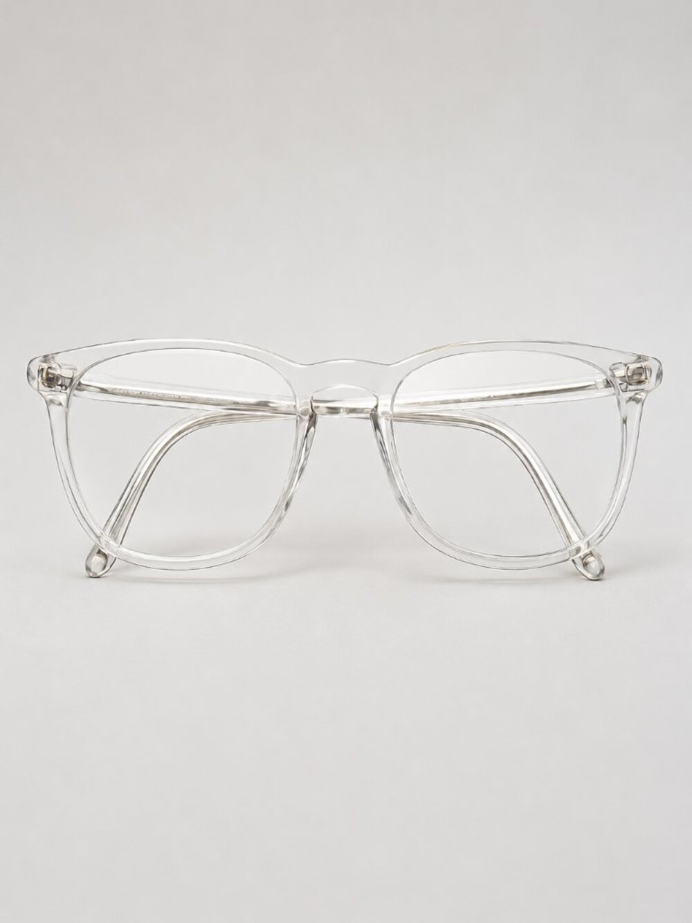Rare Anglo American Mod 146 5220 Clear Eyeglass Frames England Vintage Collectib